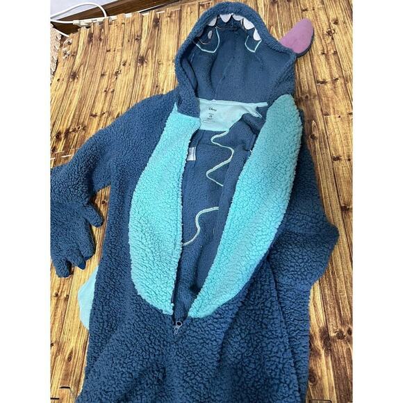 Disney Stitch One Piece Pajama PJs Halloween Costume Suit Adult Sz S Small - Picture 9 of 10